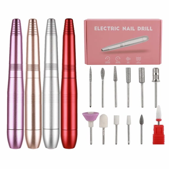 DYLA Nail Drill For Acrylic Nails Electric Nail Files Professional Nail Drill Machine Kit Set file Pedicure Manicure 20000RPM