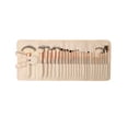 thumbnail image 2 of Juego de brochas de maquillaje, base profesional, brochas para mezclar sombras de ojos, kit de brochas cosméticas, brochas de belleza con sintético, 24 piezas con bolsa, 2 of 4