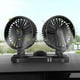 thumbnail image 1 of Ventilador de coche de 12V con giro de 360° - Circulador de salpicadero de 2 velocidades para SUV, autocaravana, barco, berlina, vehículos de automóvil, negro, 1 of 9