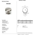 thumbnail image 2 of Alno A930-38-PC 1-3/8" Cabinet Knob Polished Chrome, 2 of 2