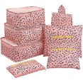 thumbnail image 1 of 7 Set Packing Cubes with Shoe Bag - Travel Carry On Luggage Organizer, 1 of 7