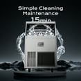 thumbnail image 3 of Coolake 100lbs/24H Commercial Under Counter Ice Maker with 33lbs Storage, Air Cooled Ice Machine, 115v, 3 of 7