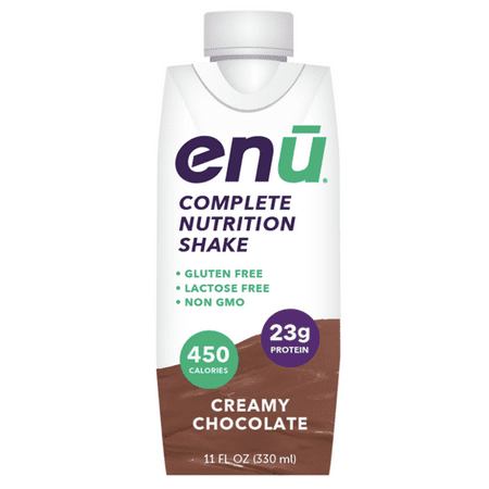ENU Meal Replacement Shakes for Weight Gain, 23g Protein / 450 Calories (Assorted Flavors, Assorted (Best Nutrition For Weight Gain)