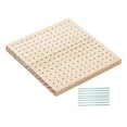 thumbnail image 5 of Crochet Blocking Boards Pegboard for Crochet Blocking Crochet Supplies Wooden Board with Pegs for Granny Squares Needlework Knit Purse Bags 20cmx20cm, 5 of 8