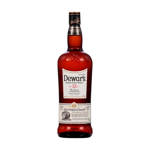 Whisky Dewars 12 años escocés 750 ml