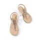thumbnail image 3 of Sandalias Gladiador con Tira Brillantes para Mujer DREAM PAIRS Nude Talla 5.5, 3 of 5