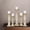 Antique White_2, variant on Traditional Antique White Eco-friendly Handmade Mango Wood Set Of Five 6",9",12",9" & 6" Pillar Candle Holder for use, Living Room, Dinning Room, Study Room, Spa, Restaurants, Place Of Worship, etc