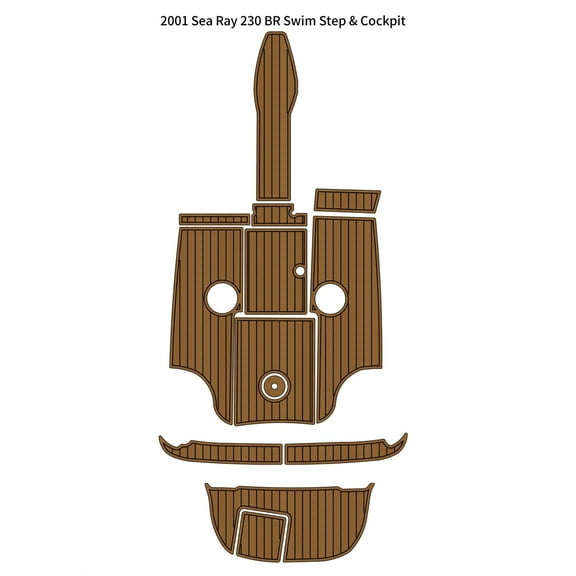 2001 Sea Ray 230 BR Swim Platform Cockpit Pad Boat EVA Floor Pad