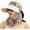 Beige, variant on Convertible Sun Hat with Protector Scarf Removable Top Wide Brim Sun Visor Sun Shade Hats for Women UPF50+ UV Protection