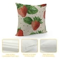 thumbnail image 4 of Chilfamy  Strawberry Throw Pillow Covers, Kawaii Strawberry Cushion Case for Home Living Room Decor, Cute Pink Decorative Throw Cushion Case, White, 4 of 5