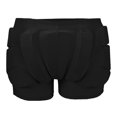 thumbnail image 1 of Protective Trousers 3D EVA Padded Shorts Impact Protection for Skateboarding Snowboarding Black, 1 of 5