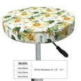 thumbnail image 2 of Watercolor Bright Sunflowers Round Bar Stool Seat Covers, Elastic Round Chair Cover Stool Seat Slipcover Bar Stool Cushions Round Pad for 12-14 inch, 2 of 5