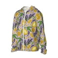 thumbnail image 2 of Fotbe Lavender Flowers Men's Women's UPF 50+ Sun Protection Jacket Hooded Cooling Shirt with Pockets Hiking Outdoor Performance-Small, 2 of 9