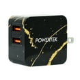 thumbnail image 3 of Liquipel Dual USB-A Wall Charger Marble - Black/Gold, 3 of 3