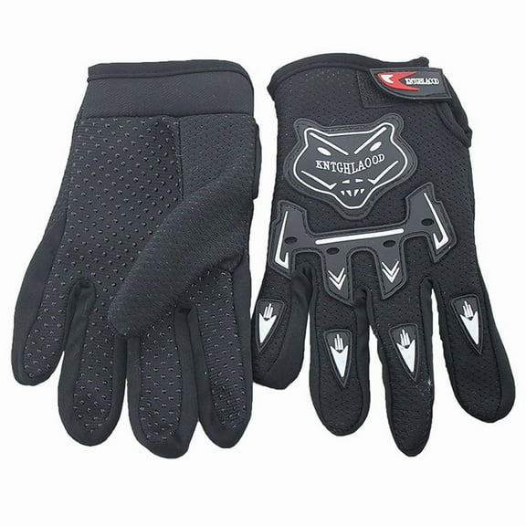 Kids Summer Full Finger Motorcycle Gloves Child Moto Luvas Motocross Leather Motorbike Guantes Children Kids Racing Moto Gloves