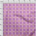 thumbnail image 3 of oneOone Rayon Purple Fabric Floral Sewing Craft Projects Fabric Prints By Yard 56 Inch Wide, 3 of 4