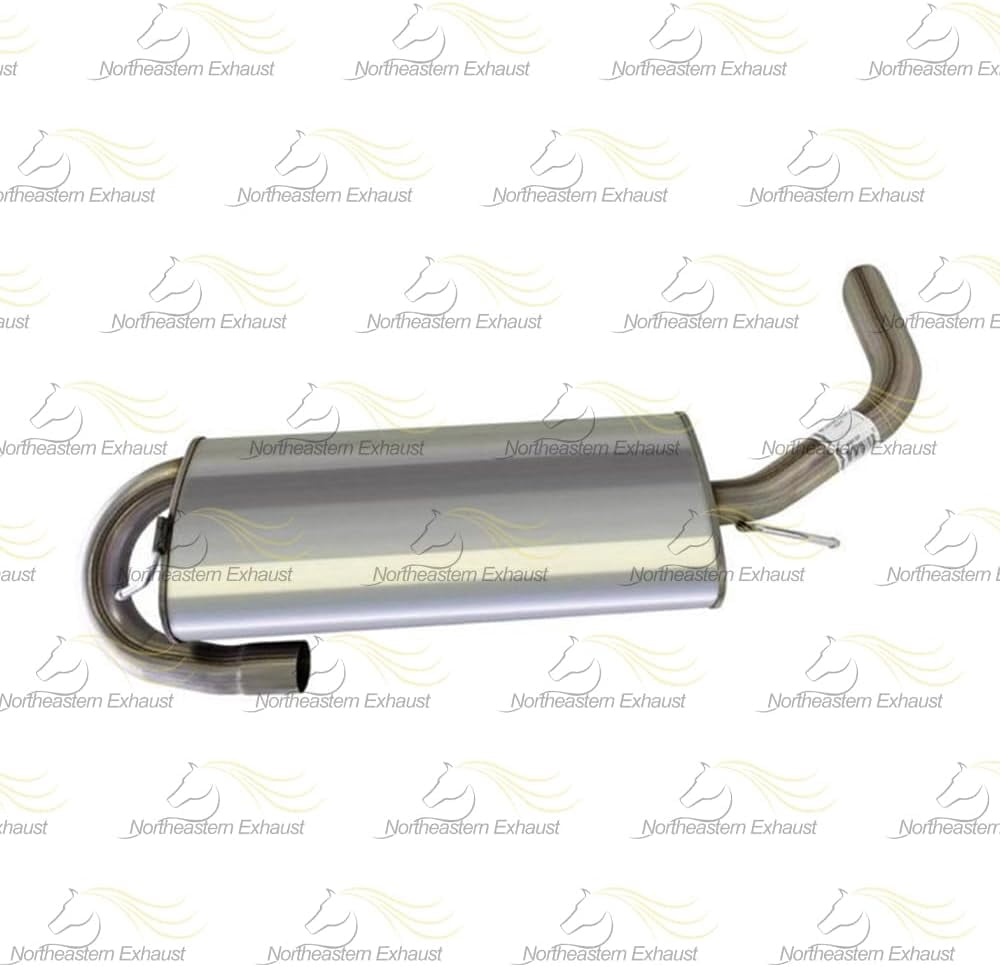 Northeastern Exhaust | Stainless Steel Resonator Pipe & Muffler Exhaust System Kit Fits 2005–2009 Chevrolet Equinox & 2006–2009 Pontiac Torrent 3.4L – Direct Fit