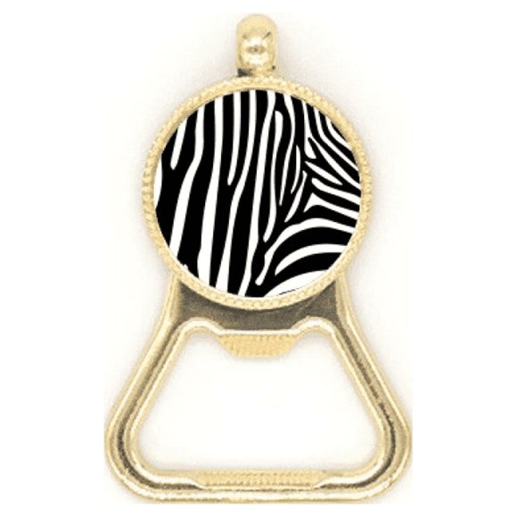 Pinto Animal Art Grain Illustration Pattern Beer Bottle Cap Opener Stainless Steel Key Chain