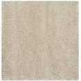 thumbnail image 3 of SAFAVIEH California Plush Solid Shag Area Rug, Beige, 4' x 4' Square - Modern Design, Beige, Non-Shedding & Easy Cleaning, Ultra Plush Thick Pile, Ideal for Living Room, Bedroom, 3 of 17