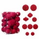 thumbnail image 1 of Paquete de 35 Bolas Navideñas Flocadas, Adornos Decorativos de Boutique para Árbol de Navidad, 1 of 2