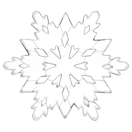 Stainless Steel 3D Christmas Snowflake Cake Biscuit Cookie Cutter Mold DIY Bakin