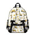 thumbnail image 3 of Excavator and Star White Pattern Cute School Backpack Bag for School with Padded Back and Adjustable Shoulder Straps 15.25"x11.5"x5.25", 3 of 5