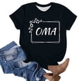 thumbnail image 4 of Mother's Day T Shirts Womens Clothes Fun Love Mama Print Soft Modal Short Sleeve Tee Summer Holiday Tops Gifts for Mom (M, Black 08), 4 of 4