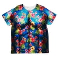 thumbnail image 1 of Tropical Vacation Aloha Superhero Costume All Over Toddler T Shirt Multi 4T, 1 of 2