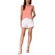 thumbnail image 2 of Camiseta sin mangas INSPIRE CHIC para mujeres, blusa suelta de cuello en V, camisetas polo sólidas, top casual M rosa, 2 of 6