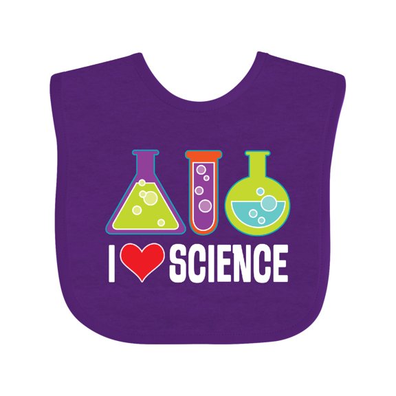 Inktastic I Love Science Chemistry Teacher Boys or Girls Baby Bib