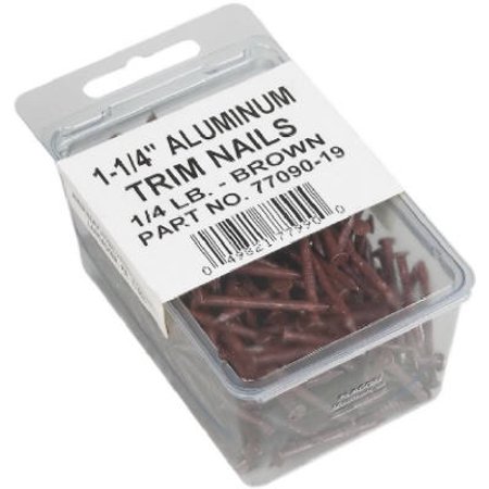 

Amerimax Home Products 1/4 LB 1-1/2 Brown Trim Nails Approximately 320 Nails Per Pack