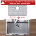 thumbnail image 2 of Protectores de fregadero Bestjing Silicone para fregadero de cocina de 26 x 14 cm, 2 of 9