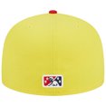 thumbnail image 4 of Men's New Era Yellow Jacksonville Jumbo Shrimp Theme Nights Captain Crustacean  59FIFTY Fitted Hat, 4 of 6