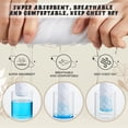 thumbnail image 3 of 5 PCS Bra Liners for Sweat, Reusable Washable Under Breast Sweat Pads, 67% Cotton 33% Polyester Fiber, 3 of 6