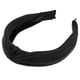 thumbnail image 5 of Satén Anudado Diadema, Pelo Diadema para Mujeres, Negro, 1.2 Pulgadas Ancho, 5 of 7