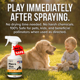 thumbnail image 5 of Nature’s Dome Flea & Tick Starter Kit – Makes 3 Bottles (16 oz Each) – Plant-Based, Eco-Friendly Formula – Kills & Repels Fleas, Ticks, Larvae & Eggs – Safe for Pets, Kids & Plants, 5 of 8