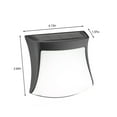 thumbnail image 4 of Cagogo Clearance under $5 Solar Fence Lights, Outdoor Fence Solar Lights LED Solar Lights Outdoor Waterproof, Solar Lights for Patio, Backyard, Deck, Fence, Railing, 4 of 8
