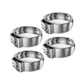 thumbnail image 1 of 100pack 1/2 Inch Pex Cinch Rings,304 Stainless Steel Pex Crimp Rings,pex Fitting Pinch Ring For Pex, 1 of 5