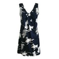 thumbnail image 3 of IROINNID Shift Dress For Women Fashion Sleeveless Dress Print Casual Daily Loose Dress V-Neck Knee-Length Dress, 3 of 6