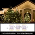 thumbnail image 4 of Guirnalda de luces navideñas LAMPHOME, 31.9 pies, 150 pulgadas, color blanco cálido, 4 of 6