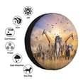 thumbnail image 4 of Yiaed Wildlife Protection Print Tire Wheel Cover, Waterproof Spare Tire Cover Fit for Jeep, Truck,Trailer, RV, SUV, Camper and Most Vehicle-16 inch, 4 of 6