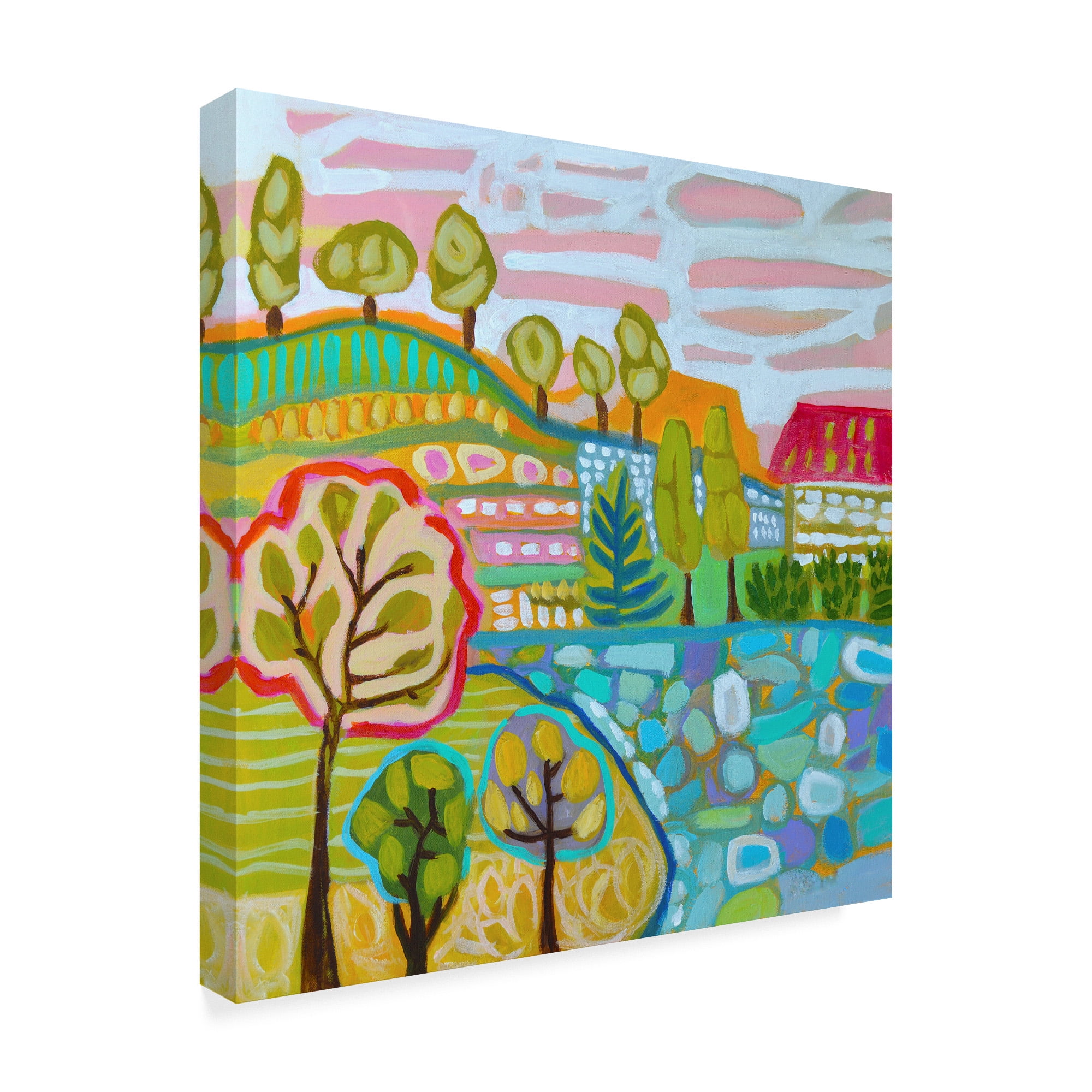 Trademark Fine Art 'Tree Farm' Canvas Art by Karen Fields