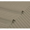 thumbnail image 3 of California Design Den King Striped Sheets Set - 400 Thread Count 100% Cotton Sheets, Sateen, Deep Pocket Bed Sheets King, Breathable 4-Piece Adult/Teen Bed Sheet Set - Beige, 3 of 10