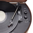 thumbnail image 3 of ClearClick - Tocadiscos para maleta vintage con Bluetooth y USB, estilo retro clásico de madera, 3 of 5