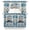 Off White, variant on Ocean Set Sail Kitchen Curtains Swag Valance for Windows/Bathroom/Cafe, Nautical Blue Sailboat Waves Coral Starfish Rod Pocket Drape Panel Swag Curtains Valance for Bedroom/Living Room 56"x36"