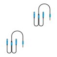thumbnail image 4 of crativent 3.5mm Earphone Adapter Converter Cable Headphone+Mic Audio Splitter Extension Cable Cord for Computer PC Microphone blue 2Set, 4 of 6