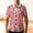 Pink-1, variant on Hawaiian Shirt for Men Unisex Summer Beach Casual Short Sleeve Button Down Shirt Funny Printed Clothing Valentine's Day Style Vacation Casual Holiday Top Pink-8