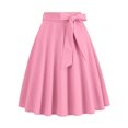thumbnail image 4 of Tiqkatyck Womens Fashion Skirts for Women Clearance, Women's Tulle Skirt Ruffle Layered Mesh A Line Tiered Tutu Prom Wedding Long Womens Skirts, Long Skirts for Women Pink, 4 of 4