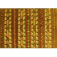 thumbnail image 1 of Ahgly Company Machine Washable Indoor Rectangle Southwestern Yellow Country Area Rugs, 6' x 9', 1 of 4