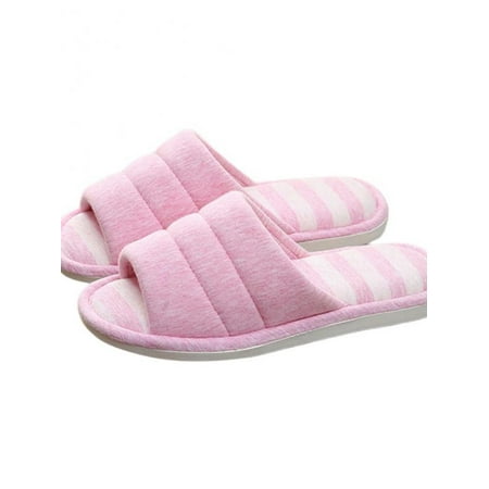 

HOTWINTER House Slippers for Women Men Bedroom Indoor Slippers Open Toe Slippers for Women Memory Foam House Slippers